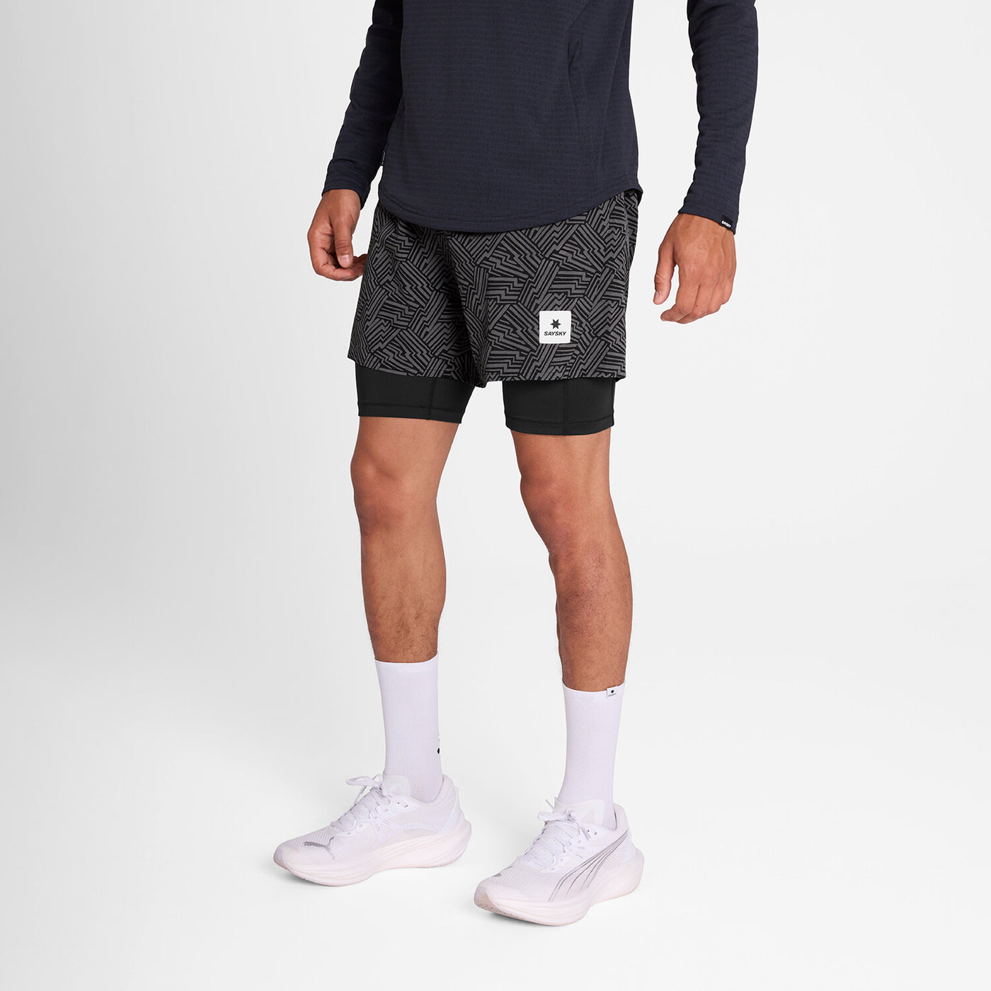 Saysky Reflective Pace 2 in 1 Shorts 5'' – Saysky.us