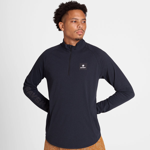 Saysky Blaze Half Zip Light Fleece Black 9001 KMRFL03C9001