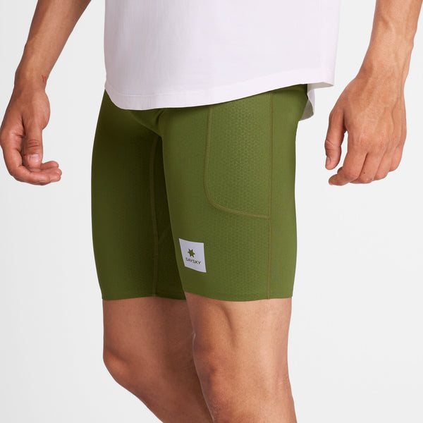 Saysky Combat+ Short Tights 9'' Green 313 NMRST31C313