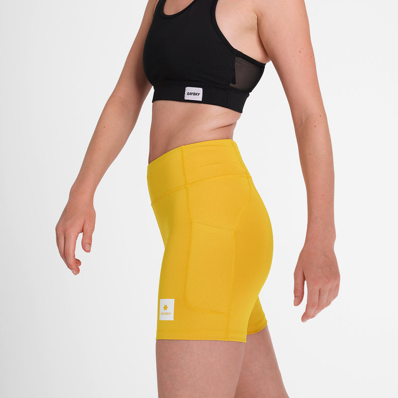 Saysky Combat+ Short Tights 7'' Yellow 412 NWRST30C412