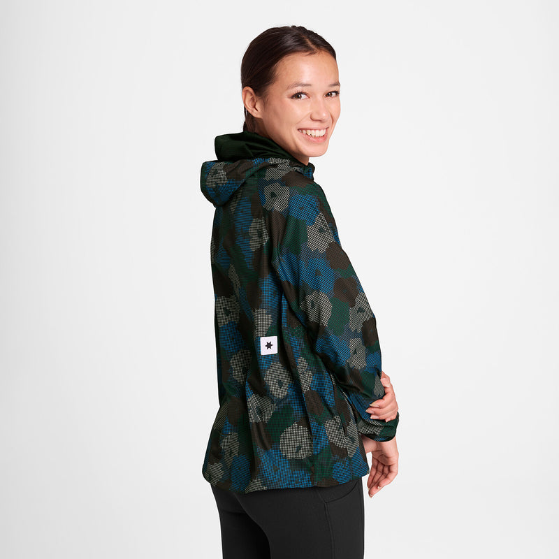 Saysky Flower Pace Jacket Blue Flower Camo 1046 OWRJA21C1046