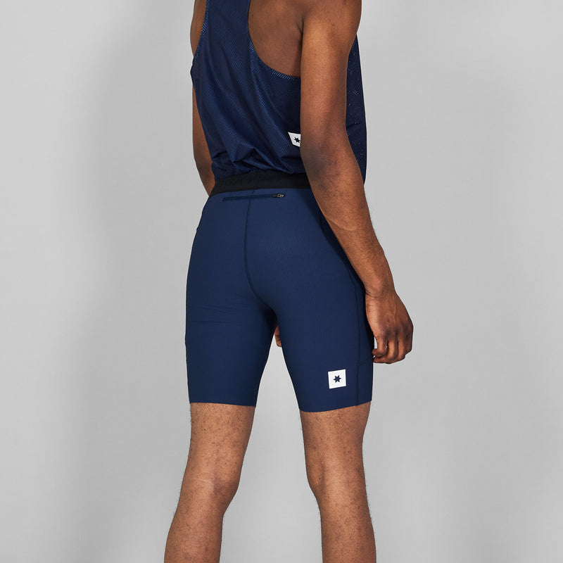 Saysky Combat+ Rib Short Tights 8'' Blue 201 NMRST32C201