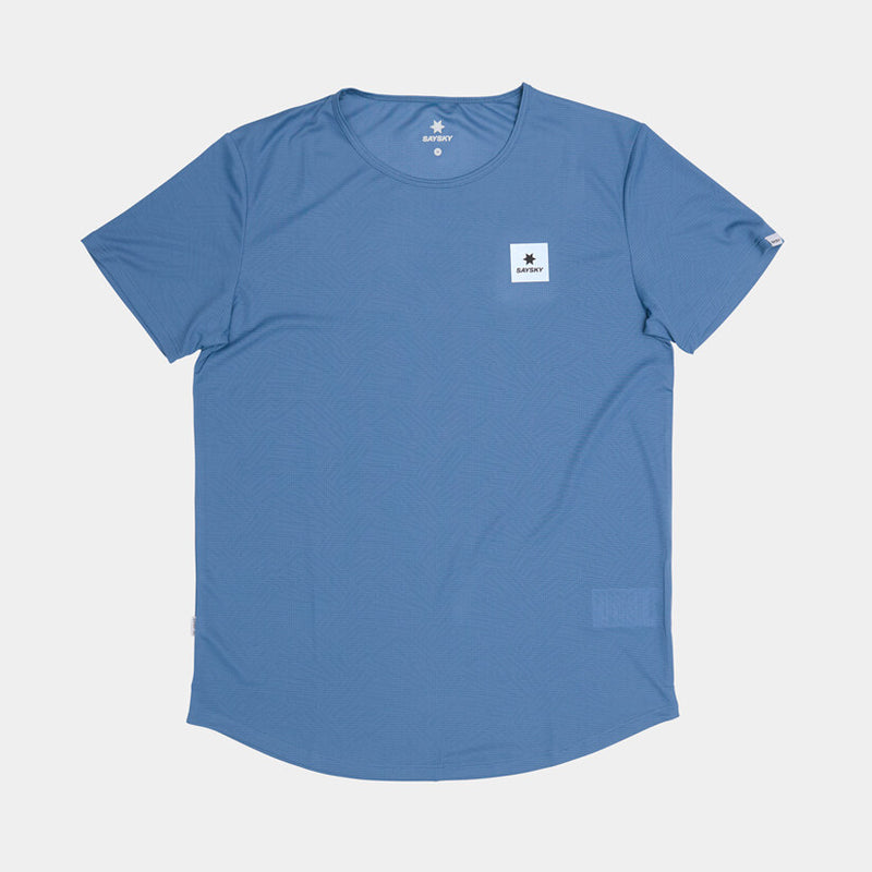 Saysky Reactive Flow T-shirt Blue Reactive Lightning 1054 OMRSS60C1054