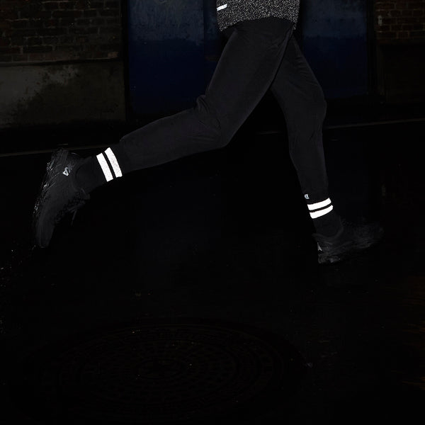 Saysky Merino Reflective High Socks Black 901 IMRSO01