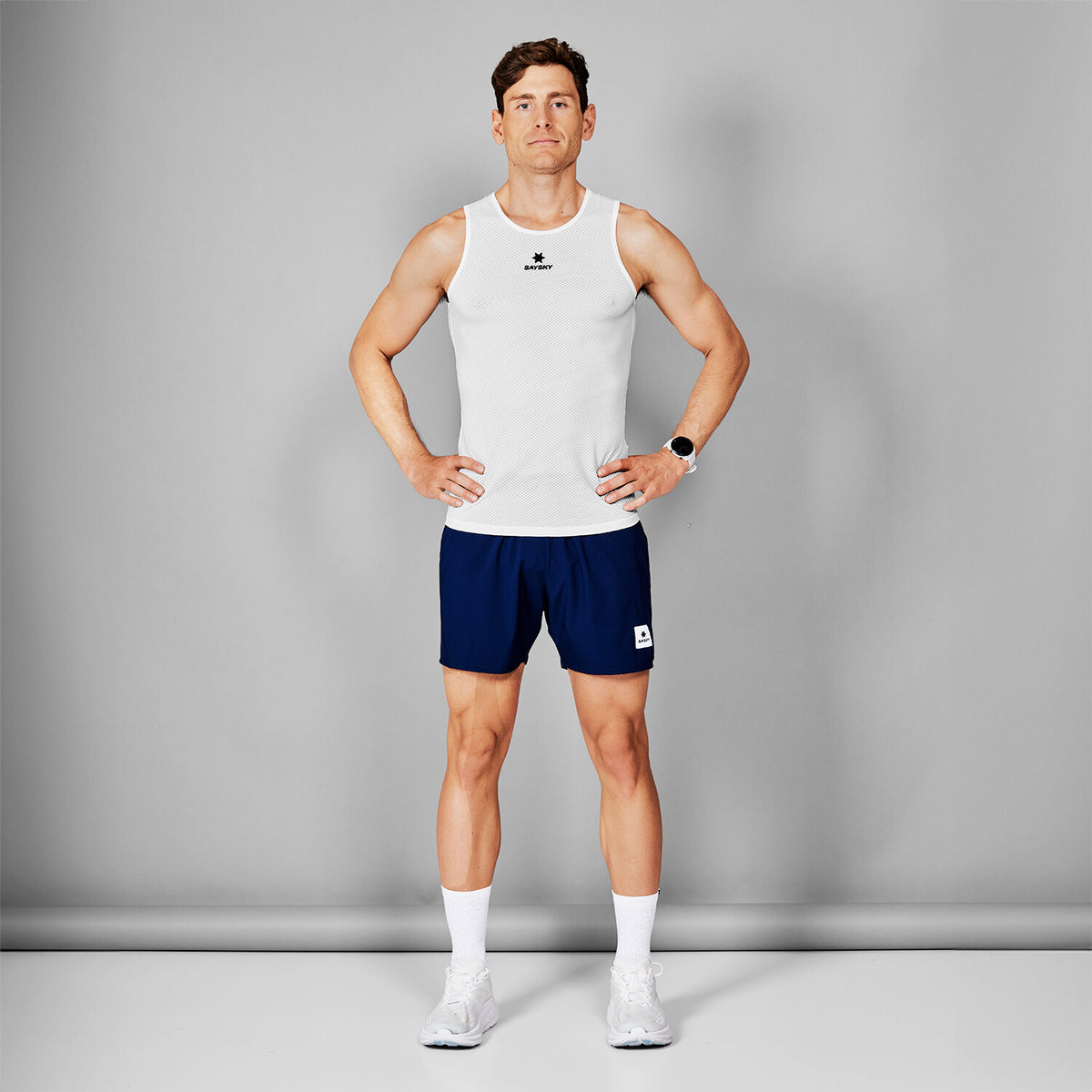 Saysky Mesh Base Layer Singlet White 101 SM30004