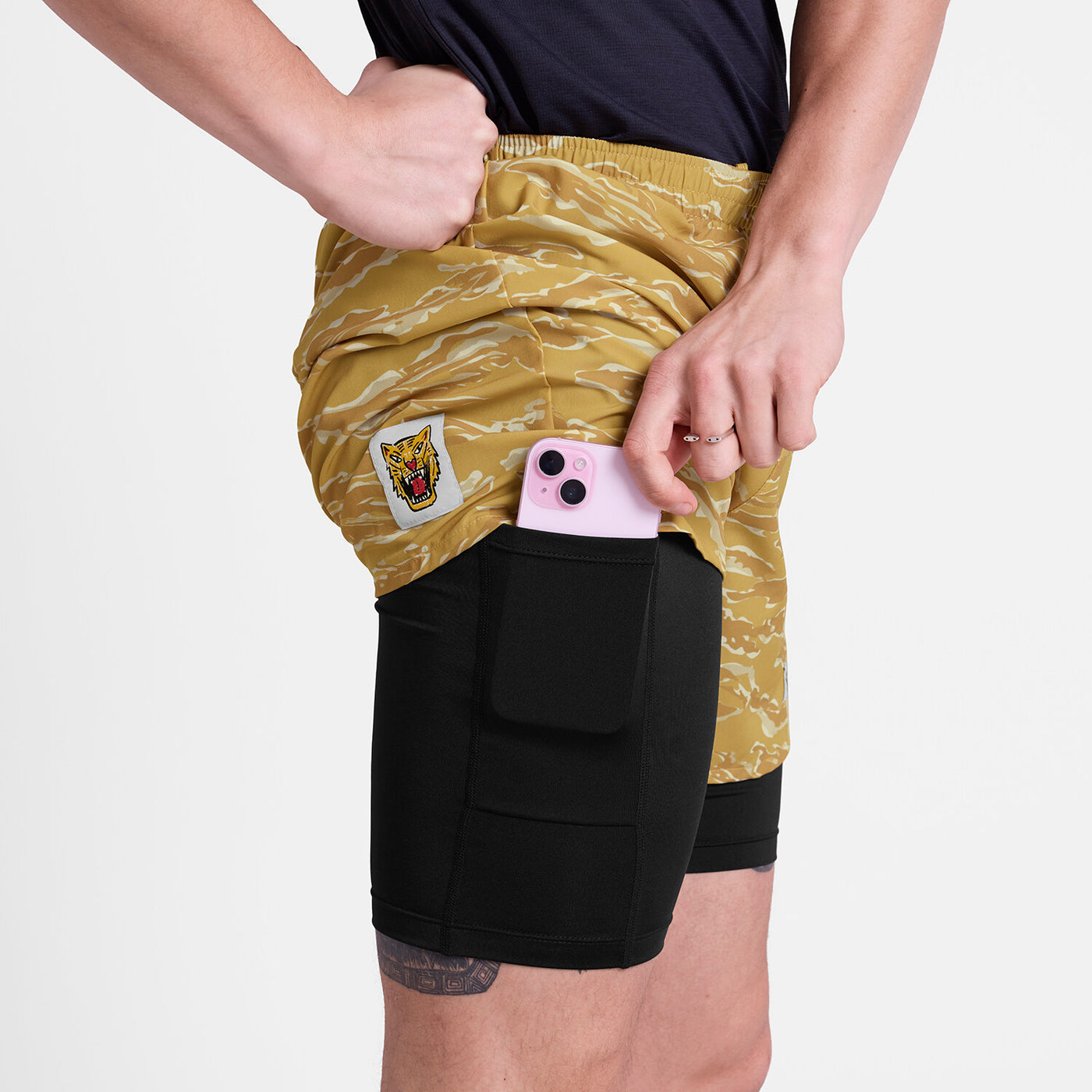 セイスカイ SAYSKY Tiger 2 In 1 Shorts S Saysky Tiger Pace 2 in 1 Shorts 5'' – Saysky.us