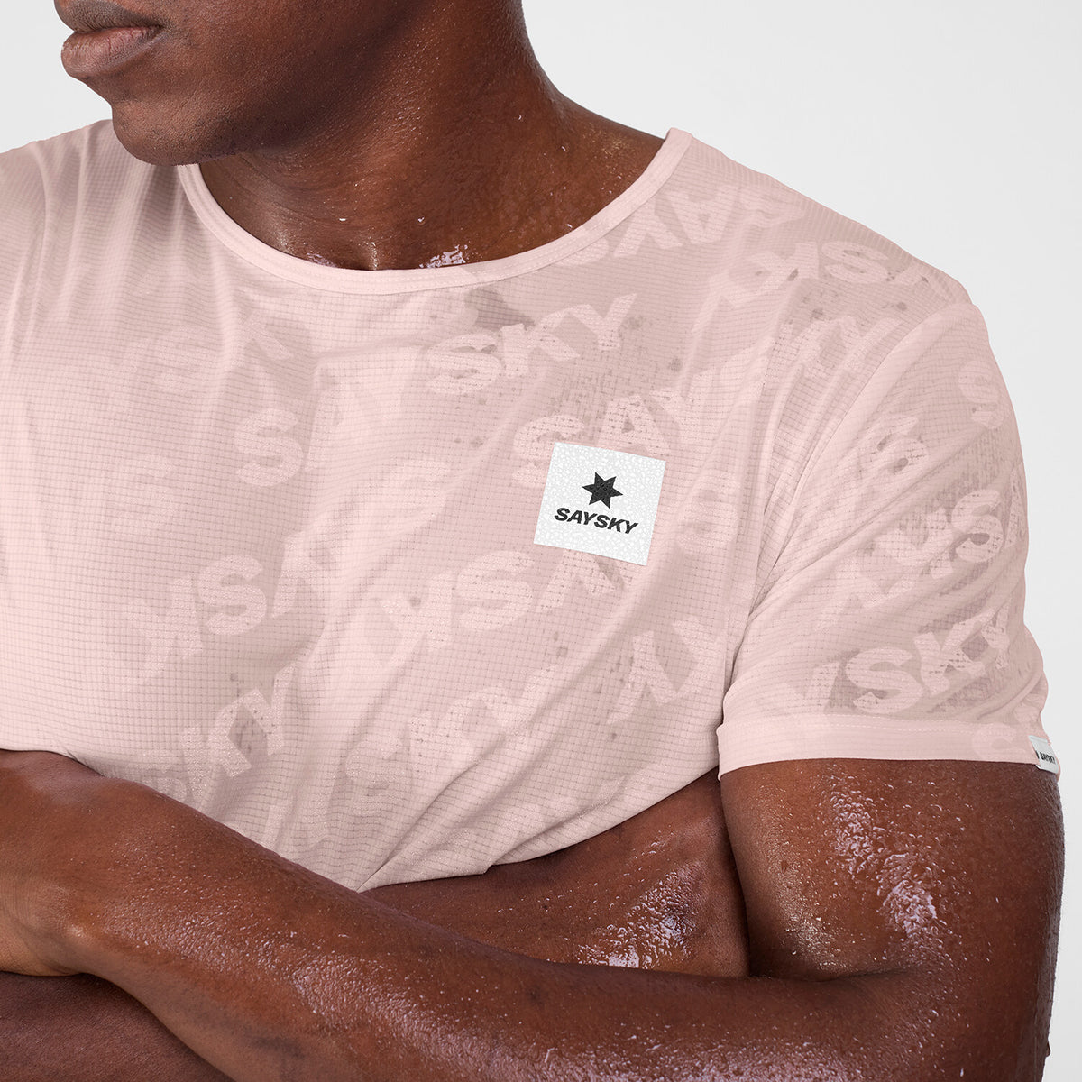 Saysky Reactive Flow T-shirt Pink Logo 1069 SM25011