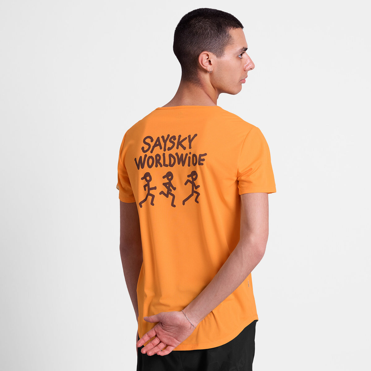 Saysky Statement Flow T-shirt Orange 419 SM25027