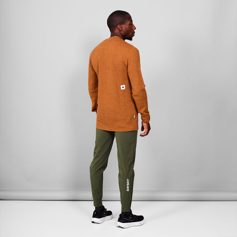 SAYSKY Blaze Merino 195 Long Sleeve LONG SLEEVES 4005 - ORANGE MELANGE