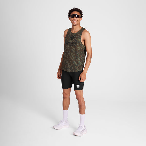 SAYSKY Camo Combat Singlet SINGLETS 1048 - BROWN AOP