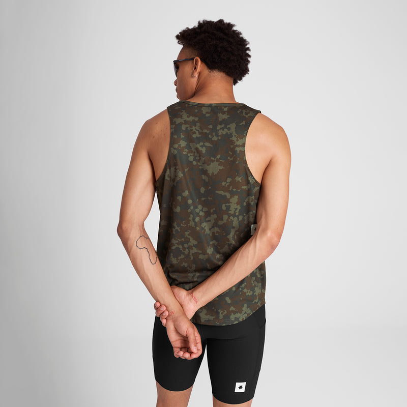 SAYSKY Camo Combat Singlet SINGLETS 1048 - BROWN AOP