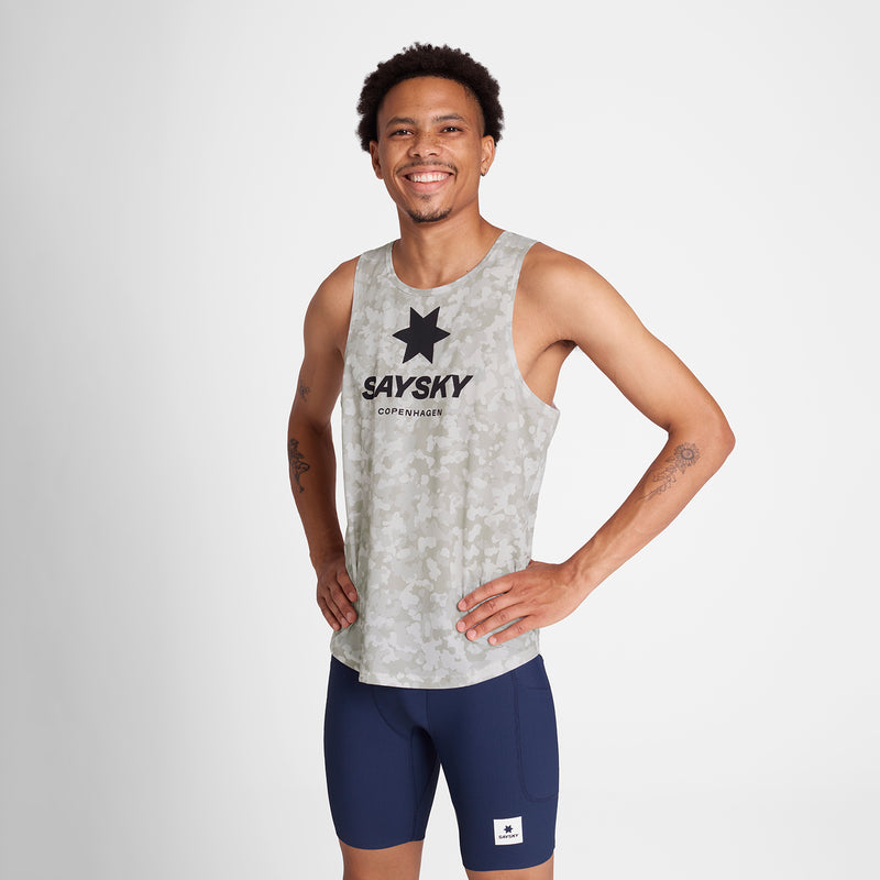 SAYSKY Camo Combat Singlet SINGLETS 1049 - SAND AOP