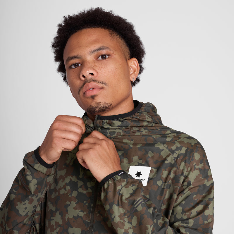 SAYSKY Camo Pace Jacket JACKETS/VESTS 1048 - BROWN AOP