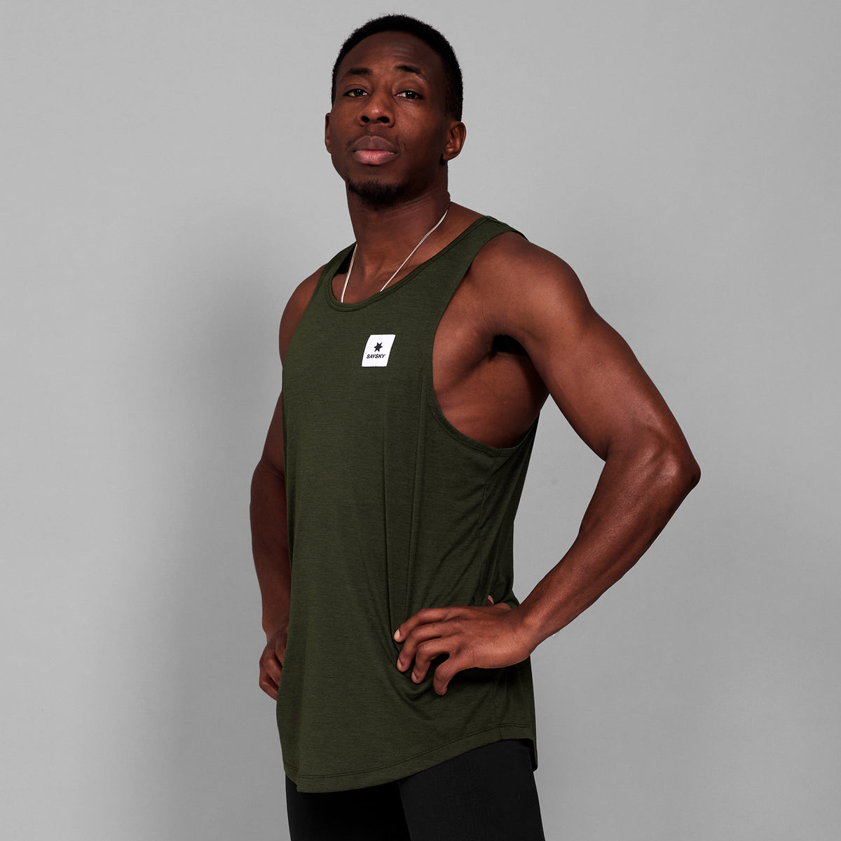 SAYSKY Clean Combat Pro Singlet SINGLETS 301 - GREEN