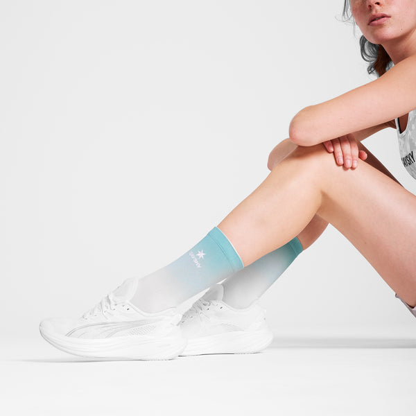 SAYSKY Combat High Socks SOCKS 1023 - BLUE AOP