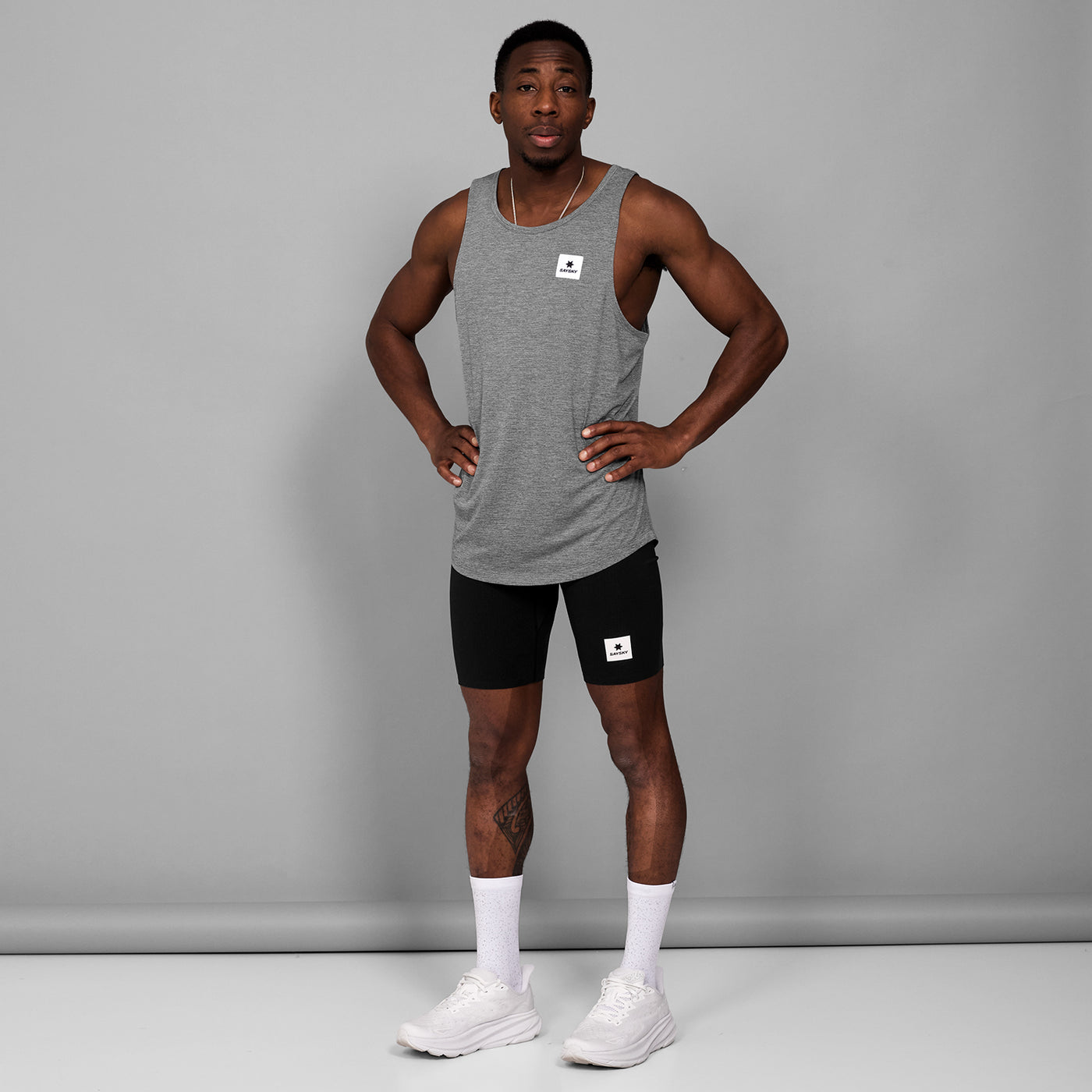 ウォーキング・ランニングウェア SAYSKY COMBAT SHORT TIGHTS 9 XS RED SAYSKY Combat+ Short Tights 9