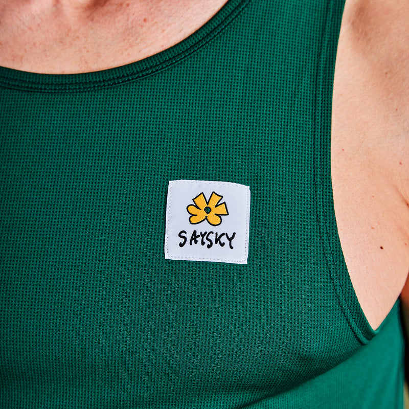 SAYSKY Flower Combat Singlet SINGLETS 305 - GREEN