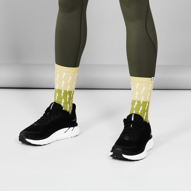 SAYSKY Graphic Combat Socks 100 SOCKS 1042 - YELLOW