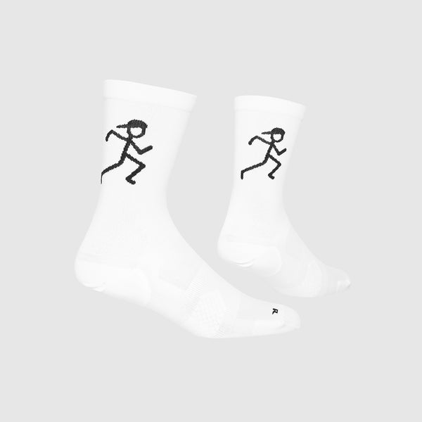 SAYSKY Graphic High Combat Socks 100 SOCKS 101 - WHITE