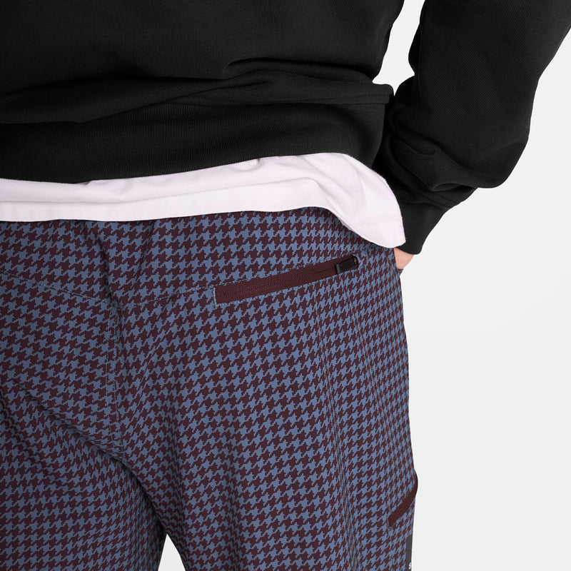 SAYSKY Houndstooth Everyday Pants PANTS 1047 - BLUE AOP