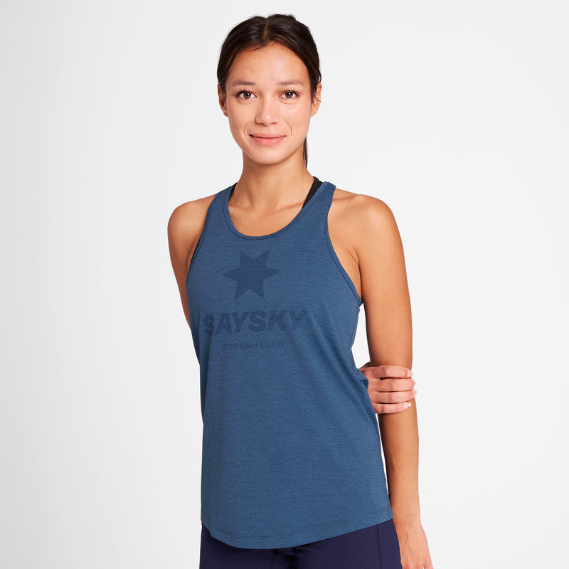 SAYSKY Logo Combat Pro Singlet SINGLETS 2012 - BLUE