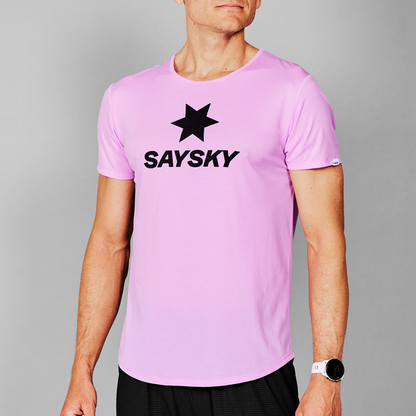 SAYSKY Logo Flow T-shirt T-SHIRTS 504 - PINK