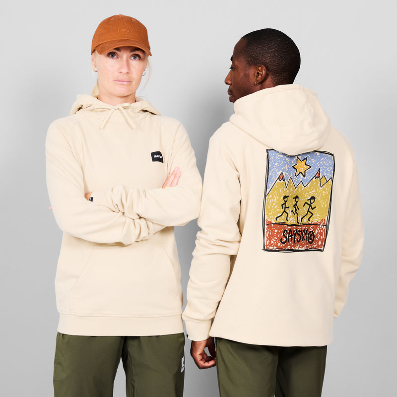 SAYSKY Logo Everyday Hoodie SWEATSHIRTS 103 - BEIGE