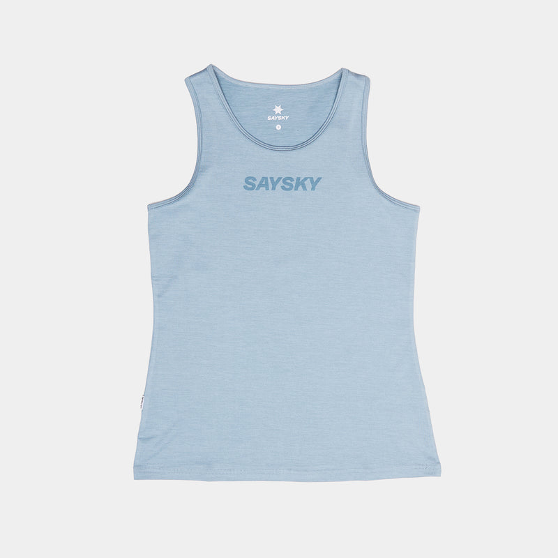 SAYSKY Logo Pace Top SINGLETS 2010 - BLUE MELANGE