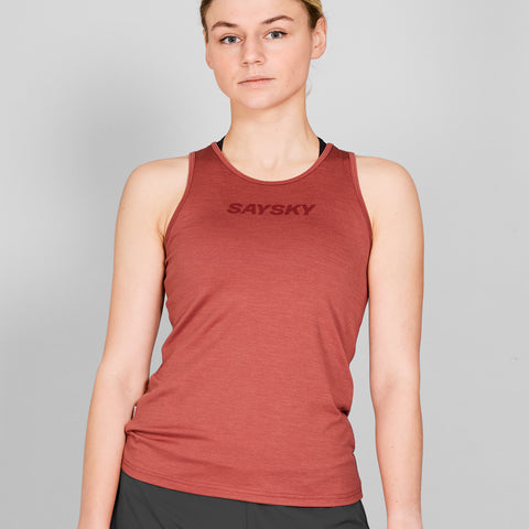 新品 saysky レディース ランニング トップ SAYSKY W Logo Pace Top – Saysky.us