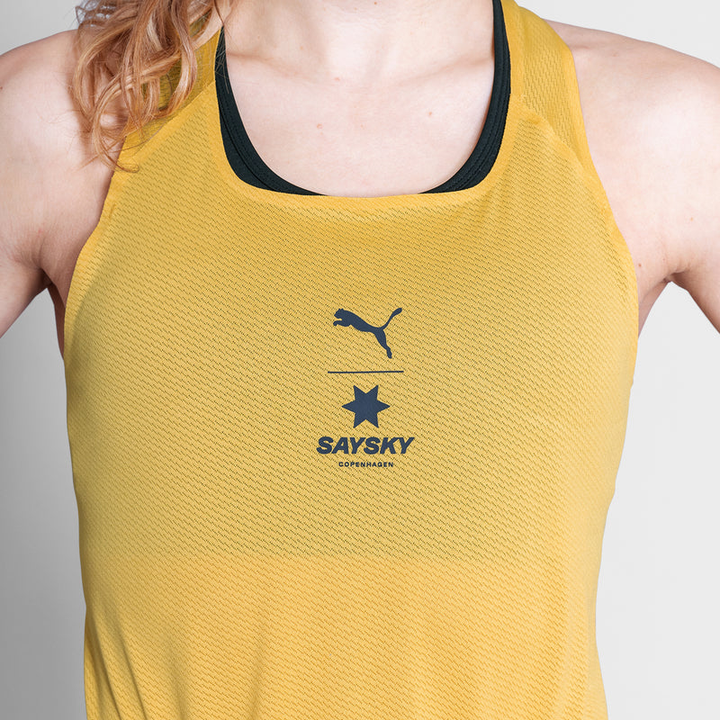 SAYSKY PUMA X SAYSKY SINGLET SINGLETS 402 - YELLOW