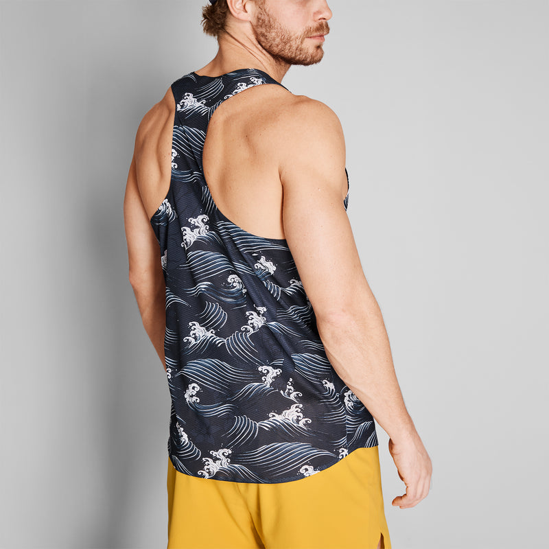 SAYSKY PUMA X SAYSKY SINGLET SINGLETS 1013 - BLUE AOP