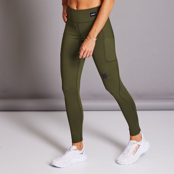 khaki green nike leggings