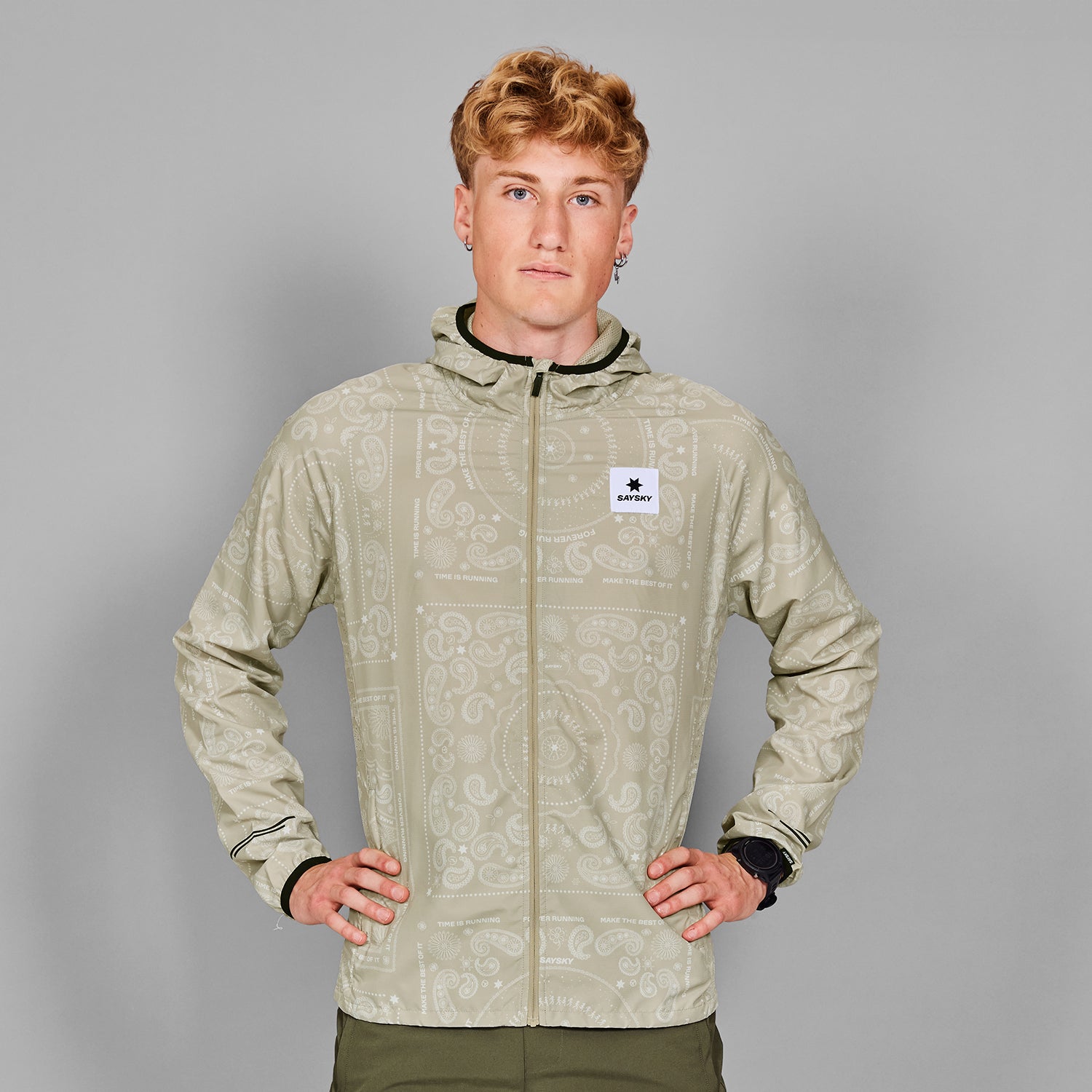 UND EMBELLISH PAPA JACKET カーキ　Sサイズ 正規品Sサイズ】Ameri UND EMBELLISH PAPA JACKET