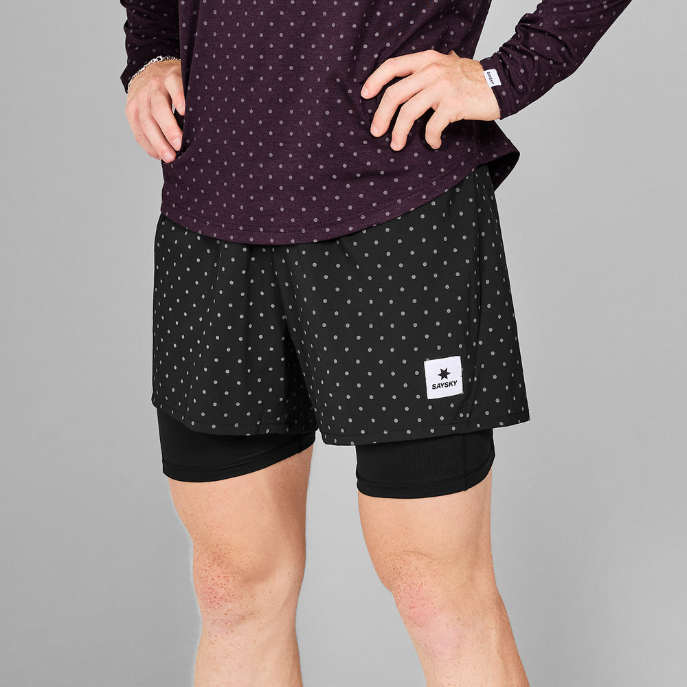 SAYSKY Polka 2 in 1 Pace Shorts 5 S