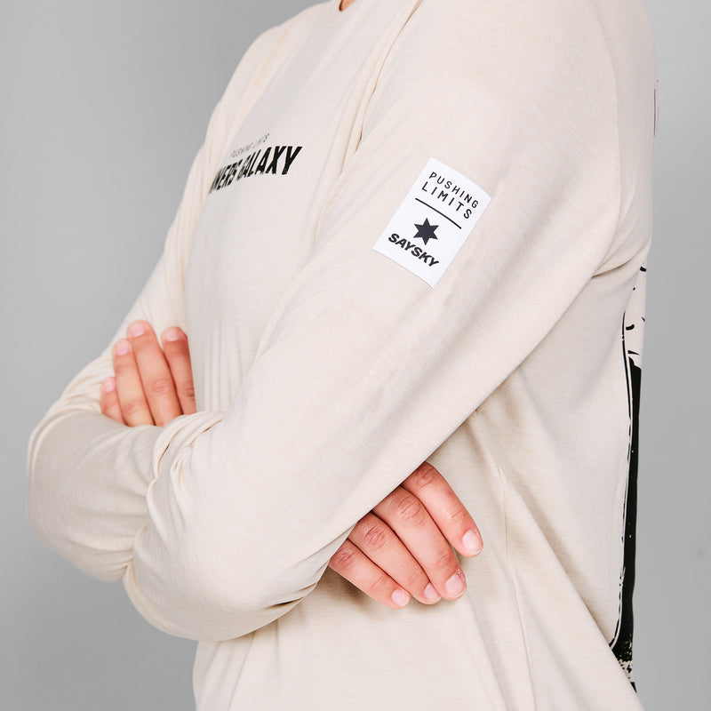 SAYSKY Pushing Limits x Saysky Pace Long Sleeve LONG SLEEVES 8002 - BEIGE MELANGE