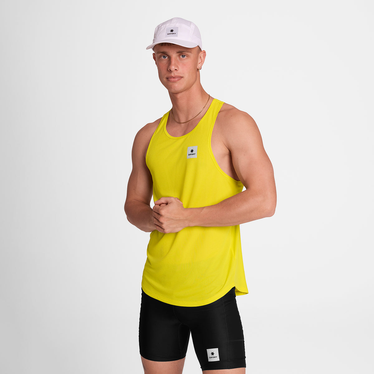 SAYSKY タンクトップとショーツセット Sサイズ グレー/バーガンディ SAYSKY タンクトップとショーツセット Sサイズ グレー/バーガンディ