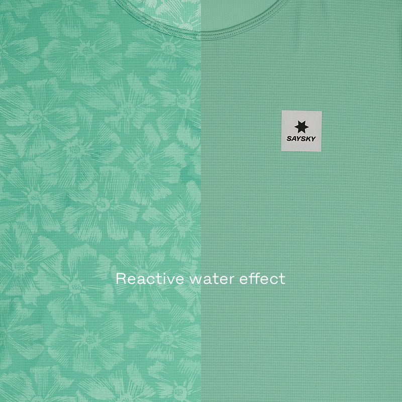 SAYSKY Reactive Flow T-Shirt T-SHIRTS 1038 - GREEN AOP