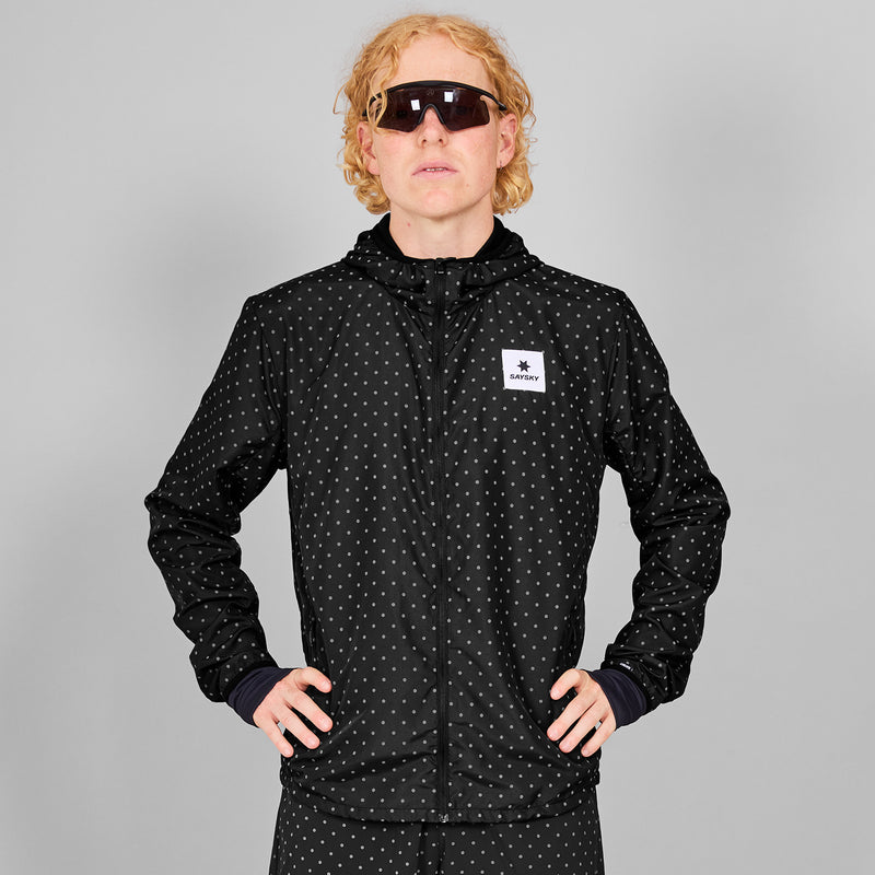 SAYSKY Reflective Polka Blaze Jacket JACKETS/VESTS 1018 - BLACK AOP