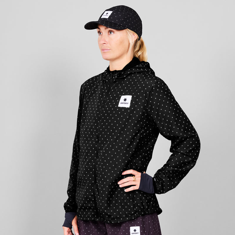 SAYSKY Reflective Polka Blaze Jacket JACKETS/VESTS 1018 - BLACK AOP