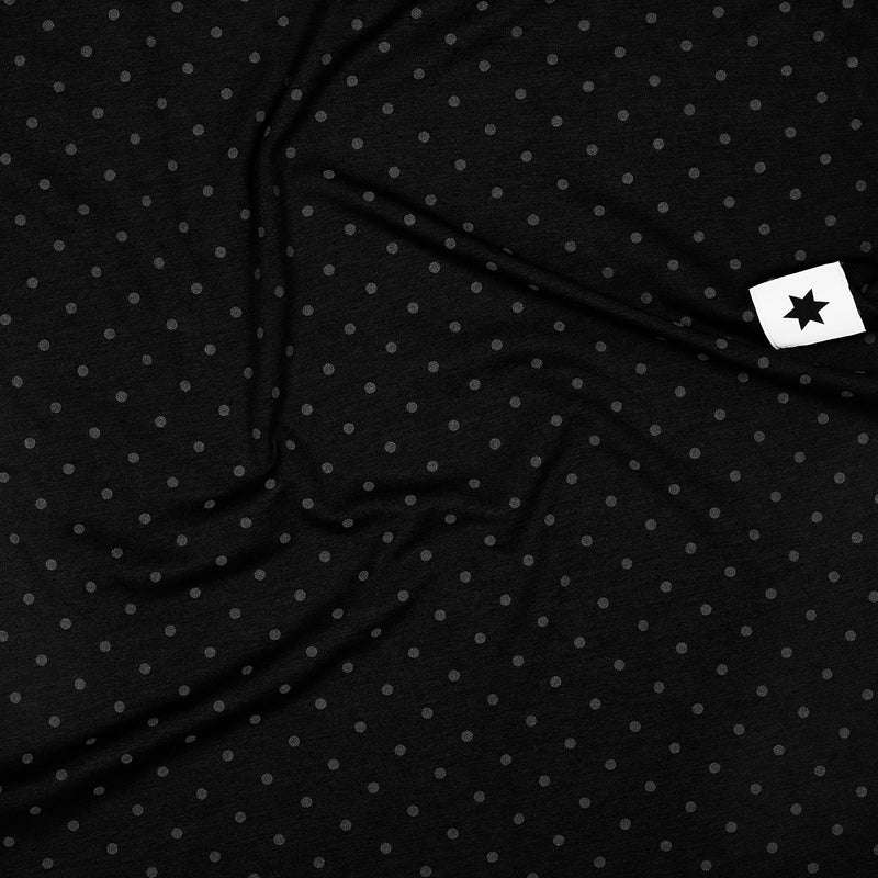 SAYSKY Reflective Polka Pace Long Sleeve LONG SLEEVES 1018 - BLACK AOP