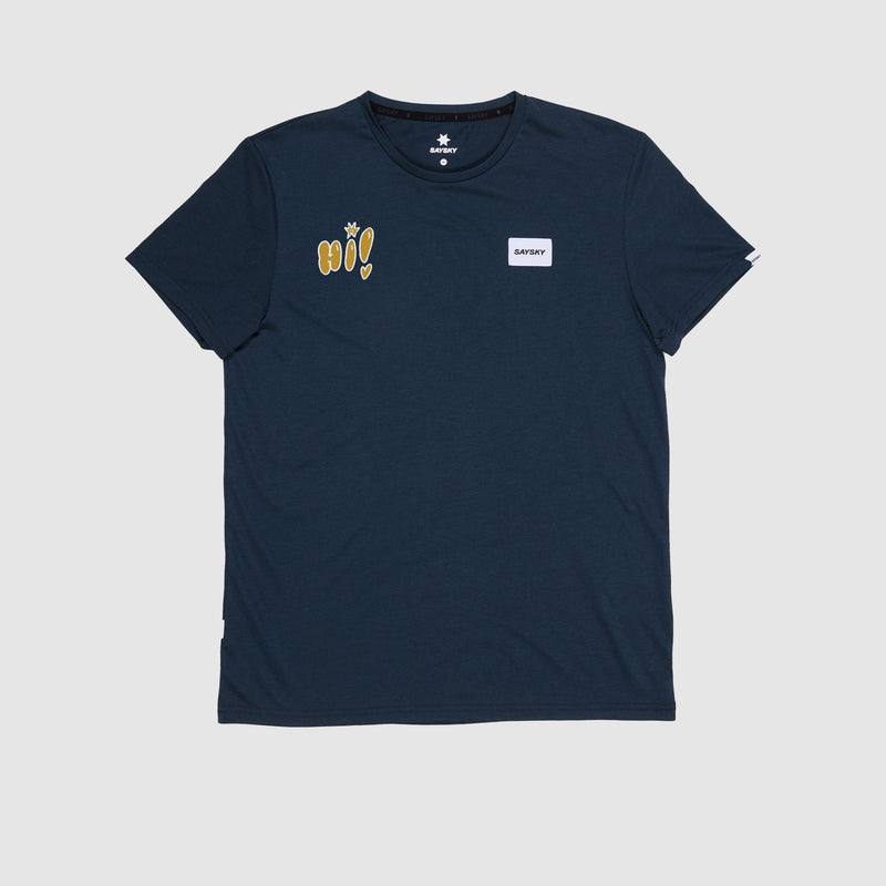 SAYSKY Smile Motion T-shirt T-SHIRTS 6001 - GREY