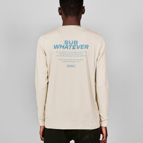 【massnoun】23SS★ L LOGO SLEEVE SAYSKY Statement Pace Long Sleeve – Saysky.us