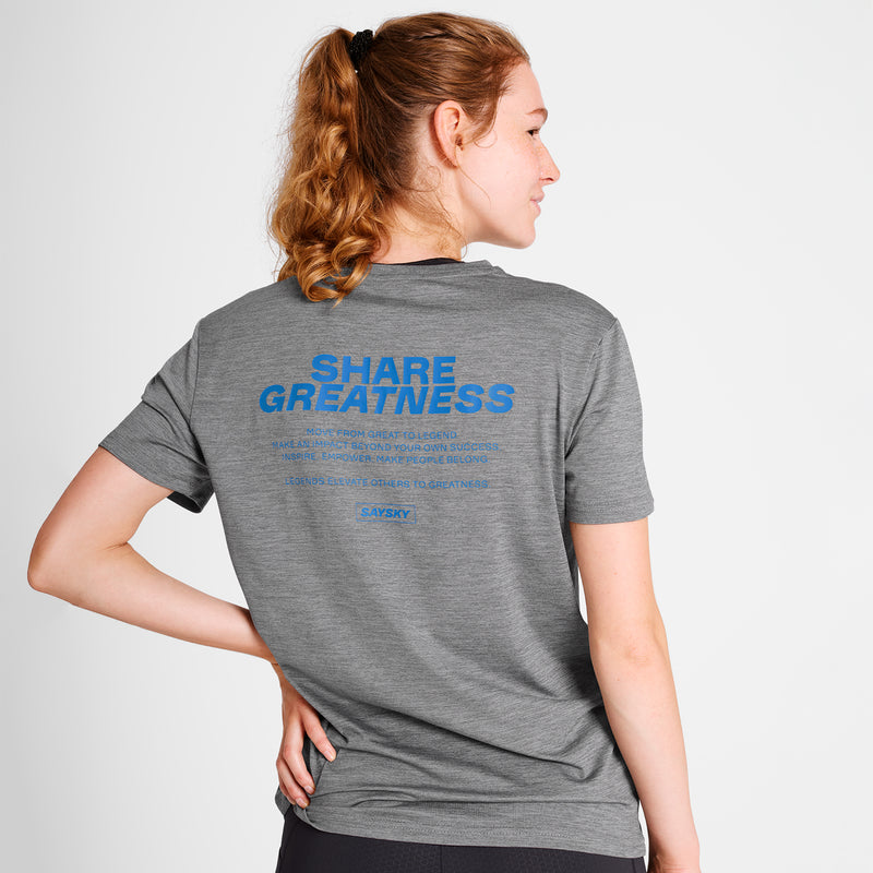 SAYSKY Statement Pace T-Shirt T-SHIRTS 6004 - GREY