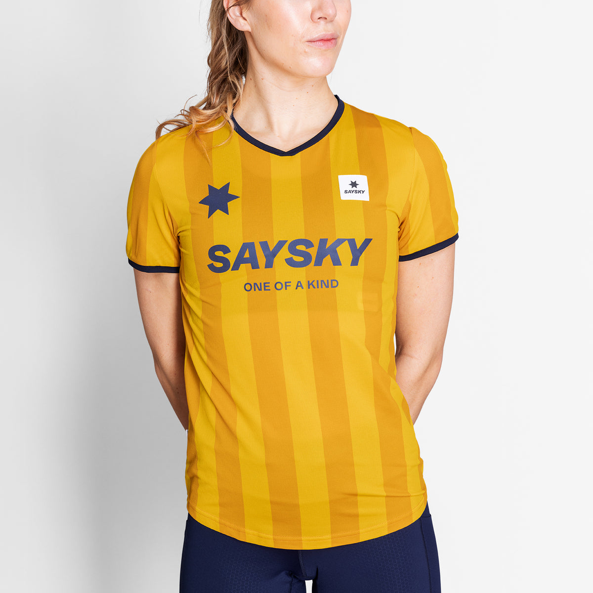 SAYSKY/セイスカイ ランニングTシャツ マラソン ジム 部活 L