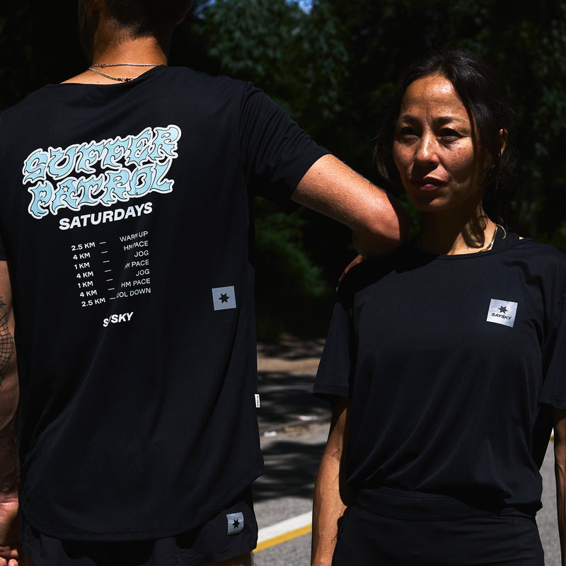 SAYSKY Suffer Patrol Flow T-Shirt T-SHIRTS 902 - BLACK