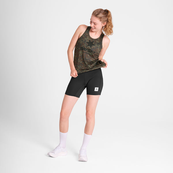 SAYSKY W Camo Combat Singlet TANK 1048 - BROWN AOP