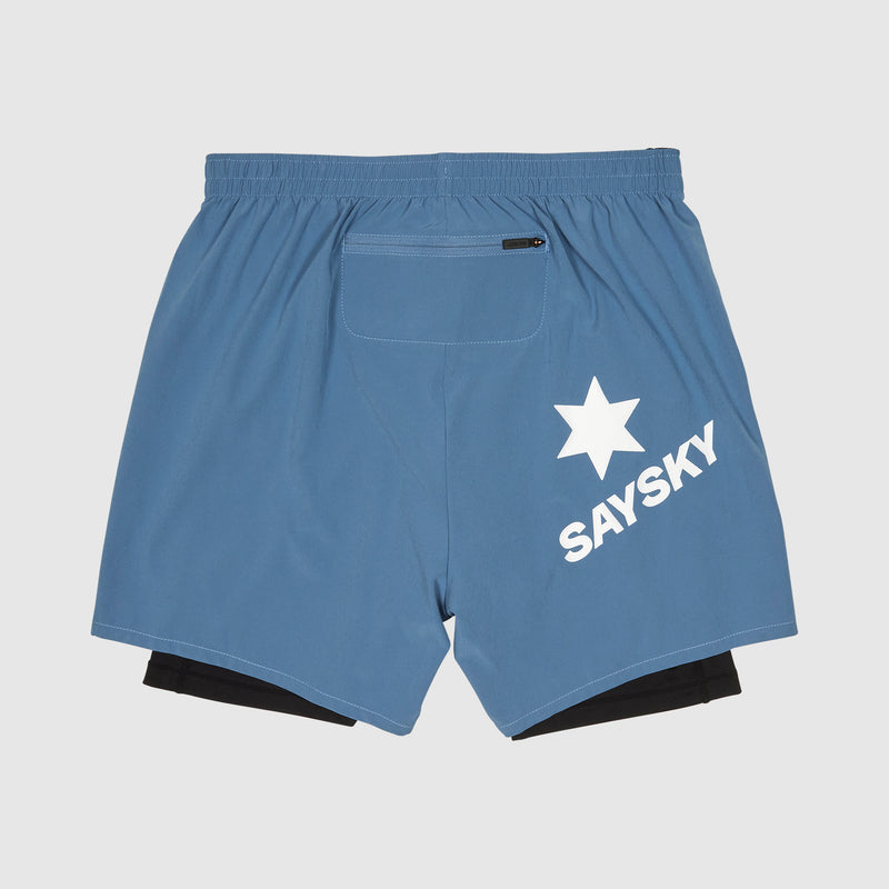 SAYSKY 2 in 1 Pace Shorts 5'' SHORTS 203 - BLUE
