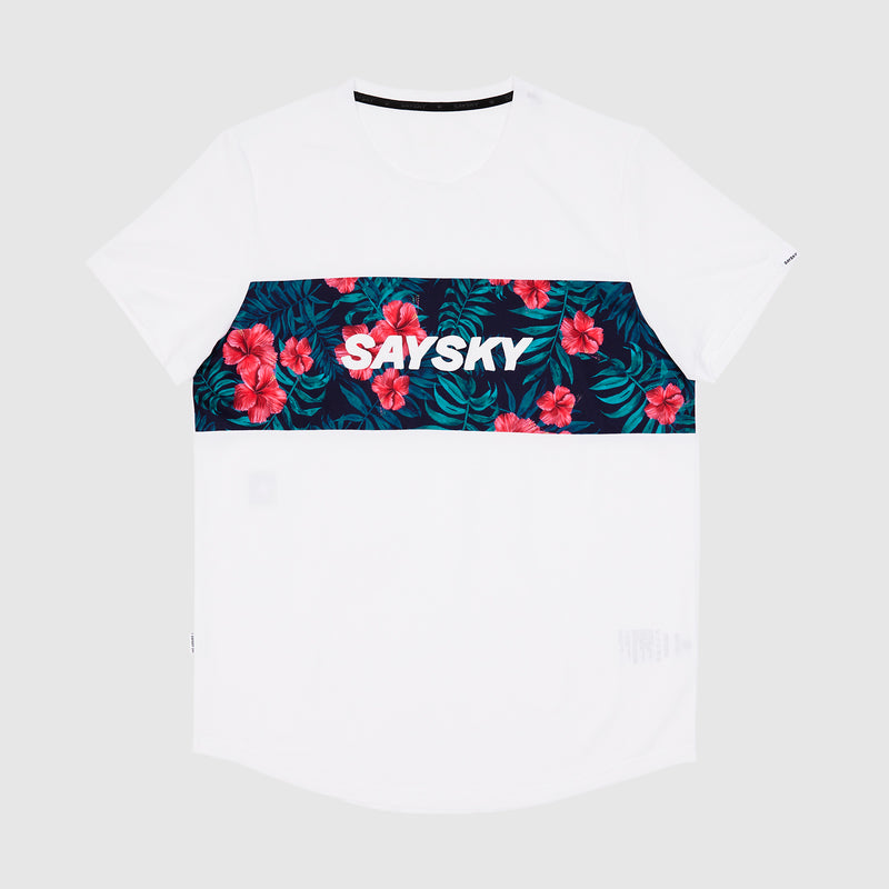SAYSKY Flower Combat T-Shirt T-SHIRTS 101 - WHITE