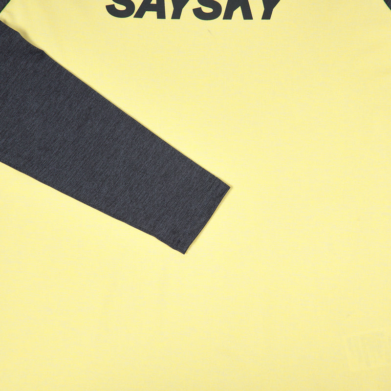 SAYSKY Logo Pace Long Sleeve LONG SLEEVES 4001 - YELLOW